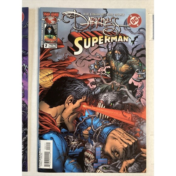 The Darkness Superman (2005) Marvel Comic Book Set 1-2 • First Printing - Picture 3 of 5